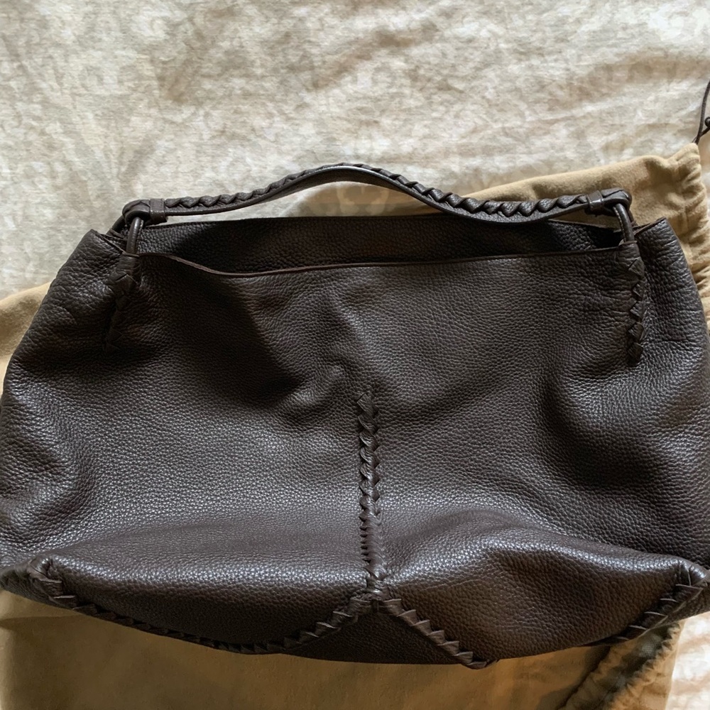 Bottega Veneta Open Hobo Cervo with
Intrecciato Detail - Picture 3 of 17